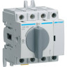 Рубильник модульный HAGER, 4Р, 63A, до 690В АС23 HAB406